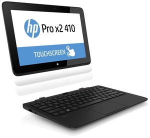 HP Pro X2 410 G1 Convertible Tablet,  Intel Core i5-4202Y 1.6GHz,  4GB RAM,  128GB SSD,  11.6" Touch,  NO-DVD,  Intel HD,  Bluetooth,  2 Cameras,  Windows 8.1 64 bit