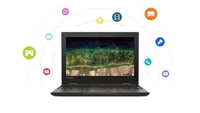 Lenovo 500e Intel Celeron N4120 4GB RAM 32GB eMMC 11.6" HD Intel UHD Chrome OS Convertible Chromebook - 81MC001GUK