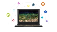 Lenovo 500e Intel Celeron N4120 8GB RAM 64GB eMMC 11.6" HD Intel UHD Chrome OS Convertible Chromebook - 81MC001FUK