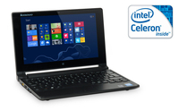 Lenovo Flex 10 Convertible Laptop,  Intel Celeron DC N2805 1.46GHz,  2GB RAM,  500GB HDD,  10.1" HD,  No-Opt,  Intel HD,  Bluetooth,  HD Webcam,  Windows 8 32bit