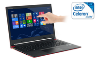Lenovo Flex 14 Convertible Laptop,  Intel Celeron DC 2955U 1.4GHz,  4GB RAM,  500GB HDD,  14" Touch,  No-Opt,  Intel HD,  HD Webcam,  Windows 8.1 64bit - red