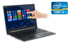 Lenovo Flex 15 Convertible Laptop,  Intel Core i3-4010U 1.7GHz,  4GB RAM,  500GB HDD,  15.6" Touch,  NO-OPT,  Intel HD,  Windows 8 64bit