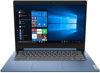 Lenovo IdeaPad 1 14 Intel Celeron N4020 1.1GHz,  4GB RAM,  64GB eMMC,  14" HD TN,  Intel UHD,  Windows 10 Home in S mode Laptop - 81VU0001UK