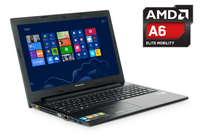Lenovo IdeaPad G505 Laptop,  AMD A6-5200M 2GHz,  6GB RAM,  1TB HDD,  15.6" TFT,  DVDRW,  AMD,  HD Webcam,  Windows 8.1 64bit