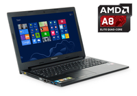 Lenovo IdeaPad G505s Laptop,  AMD A8-4500M 1.9GHz,  6GB RAM,  1TB HDD,  15.6" TFT,  DVDRW,  AMD,  Bluetooth,  HD Webcam,  Windows 8.1 64bit