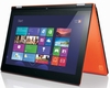 Lenovo IdeaPad Yoga 11 Tablet Laptop,  Tegra 3 1.4GHz,  2GB RAM,  64GB SSD,  11.6" Touch,  nVidia ULP GeForce,  WLAN,  Bluetooth,  Webcam,  Windows 8 RT - Orange