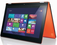 Lenovo IdeaPad Yoga 11 Tablet Laptop,  Tegra 3 1.4GHz,  2GB RAM,  64GB SSD,  11.6" Touch,  nVidia ULP GeForce,  WLAN,  Bluetooth,  Webcam,  Windows 8 RT - Orange