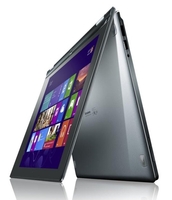 Lenovo IdeaPad Yoga 13 Ultrabook,  Intel Core i7-3537U 2GHz,  8GB RAM,  128GB SSD,  13.3" HD+,  NOOPT,  Intel HD,  Webcam,  Windows 8 64bit - silver / grey