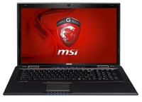 MSI GE70 Gaming Laptop,  Intel Core i7-3630QM 2.4GHz,  8GB RAM,  750GB HDD,  128GB SSD,  17.3" TFT,  DVDRW,  NVIDIA GT 660M,  Webcam,  Bluetooth,  Windows 8 64bit