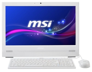 MSI Wind Top AP2011 AIO Desktop,  Intel Pentium DC G620 2.6GHz,  2GB RAM,  500GB HDD,  DVDRW,  Intel HD,  Webcam,  Windows 7 Pro