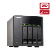 QNAP TS-412 4TB (WD Red HDD) 4 Bay Desktop NAS