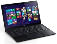 Sony Vaio Duo 13 Laptop,  Intel Core i7-4500U 1.8GHz,  8GB RAM,  256 SSD,  13.3" Touch,  NOOPT,  Intel HD,  Webcam,  Bluetooth,  Windows 8.1 Pro 64bit