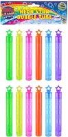 HENBRANDT Neon Bubble Tubes with Star Topper,  Pack of 12 - Pack of 36