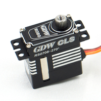 GDW RS0708 Coreless Metal Gear Digital Servo 180/270/350/360 Degree For RC Robot