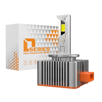 General Liang Pair 6000LM LED Car Headlights D Series With Decoding Integrated Headlight LED Lens Bulbs