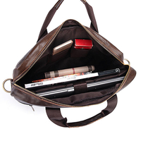 Genuine Leather Business Laptop Bag Briefcase Shoulder Bag