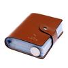 Genuine Leather Fashion 60 Card Slots Large Capacity Card Holder