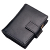 Genuine Leather Short Wallets Candy Color Hasp Purse Card Holder Coin Bags