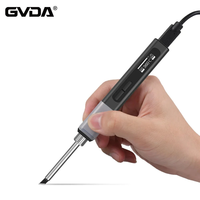 GVDA PD65W Intelligent Electric Soldering Iron with Constant Temperature Control 65W Power Fast Charging USB Type-C Inte