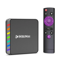 H96 MAX W2 Smart TV Box 2+16G Android 11.0 Amlogic S905W2 Quad Core WiFi 6 AV1 4K TV Box bluetooth-compatible 5.0 Google