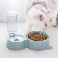 Zeze Pet Double Bowl Automatic Cat Drinking Bowls Detachable Dish Sink Partition for Pets Feeding Tool From Xiaomi Youpi