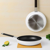 ZHIWU CJC02CM Stainless Steel Non-stick Frying Pan Tempered Glass Lid Induction Cooking Pan From Xiaomi Youpin