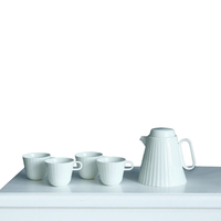 ZHIZAO Ceramic Teapot Kettle Ceramic Tea Cup Porcelain Large Capacity Tea Kettle Ceramic Coffee Pots Teaware Sets Home O