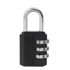 Zinc Alloy Miniature Combination Lock 532510mm Black Secure Luggage Pouch Storage High-Quality Durability