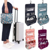Zipper Hanging Toiletry Bags Floral Pattern Travel Organizer Case Women Cosmetic Makeup Bags