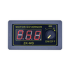 ZK-MG DC 5-30V 12V 24V 5A DC Motor Controller PWM Adjustable Speed Digital Display Encoder Duty Ratio Frequency MAX 15A