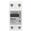 ZMAI-90 220V/110V AC 50Hz/60hz Tuya APP Single Phase Din Rail WIFI Smart Energy Meter Power Consumption kWh Meter Wattme