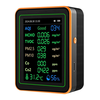 ZN-MT22 12-in-1 Air Quality Monitor AQI CO2 CO Formaldehyde TVOC PM2.5 PM10 Temperature Humidity TFT Screen 1200mAh Batt