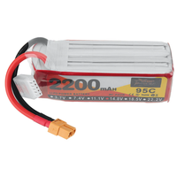 ZOP  POWER 14.8V 2200mAh 95C 4S LiPo Battery XT60 Plug for RC Drone