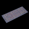 16pcs/pack Nail Art Stickers Decal Transparent Girl DIY 3D Design Rhinestone Eco-friendly