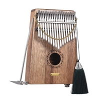 17-key Kalimba Thumb Piano Mbira Sanza Swartizia Spp Solid Wood Musical Gift