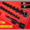 17pcs Clutch Vacancy Calibration Tool Auto Repair Steam Protection Tools Hole Opener