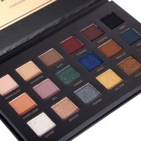 18 Color Eyeshadow Natural Matte Shimmer Eye Shadow Palette Luminous Long-Lasting Pressed Glitter Eyeshadow Waterproof Cosmetic Exotic Customs