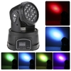 18 x 3W RGB LED 3/9 Channel Wash Effect Mini Moving Head Light