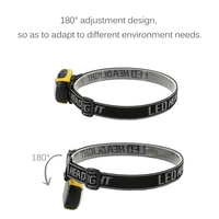 180 Lumens LED Headlight 3 Modes Headlamp Outdoor Head Light Lamp Fishing Camping Hiking Cycling