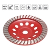 180mm 7" Diamond Segment Grinding Wheel Disc Bowl Shape Grinder Cup 22mm Inner Hole for Concrete Granite Masonry Stone Ceramics Terrazzo Marble Building Industry