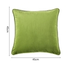 18"*18" Simple Style Solid Color Throw Pillow Case Soft Cushion Cover Sofa Chair Bed Decorative Square Pillow Cover 45*45cm Pillow Sham with Hidden Zipper Closure--Black
