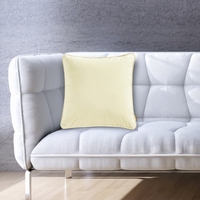 18"*18" Simple Style Solid Color Throw Pillow Case Soft Cushion Cover Sofa Chair Bed Decorative Square Pillow Cover 45*45cm Pillow Sham with Hidden Zipper Closure--Black