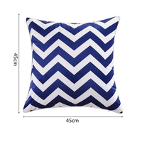 18"*18" Zig-Zag Pattern Decorative Sofa Chair Square Throw Pillow Case Well-made Soft Cushion Cover Zig Zag Stripes Pattern Pillow Cover 45*45cm Pillow Sham with Hidden Zipper Closure--Brown & White