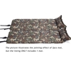 185 * 60 * 2.5cm Camouflage Automatic Inflatable Self-Inflating Dampproof Sleeping Pad Tent Air Mat Mattress with Pillow for Outdoor Camping