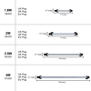 18.9" 4W 57LED 3 Colors IP68 Waterproof Submersible Aquarium Light Suction Stick Bar Lamp for Fish Tank Pet Cage Cistern Rockery