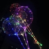 18inch Luminous LED BoBo Balloon Transparent Led Light Colorful Flashing Lamp
