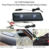 18V 4.5W Portable Solar Panel Power Car Boat Battery Charger Backup Outdoor