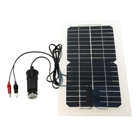 18V 5.5W 31.5 x 16.5 x 0.15CM Semi Flexible Solar Panel With Cables
