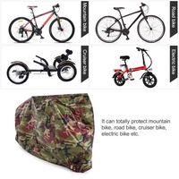 190T Polyester Fabrics Bicycle Cover Foldable Durable Bike Cover for Bikes with a Storage Bag