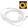 1M 60 LED/M 5050 SMD Flexible Strip Light Roll Super Bright High Voltage IP55 Power Plug 220V